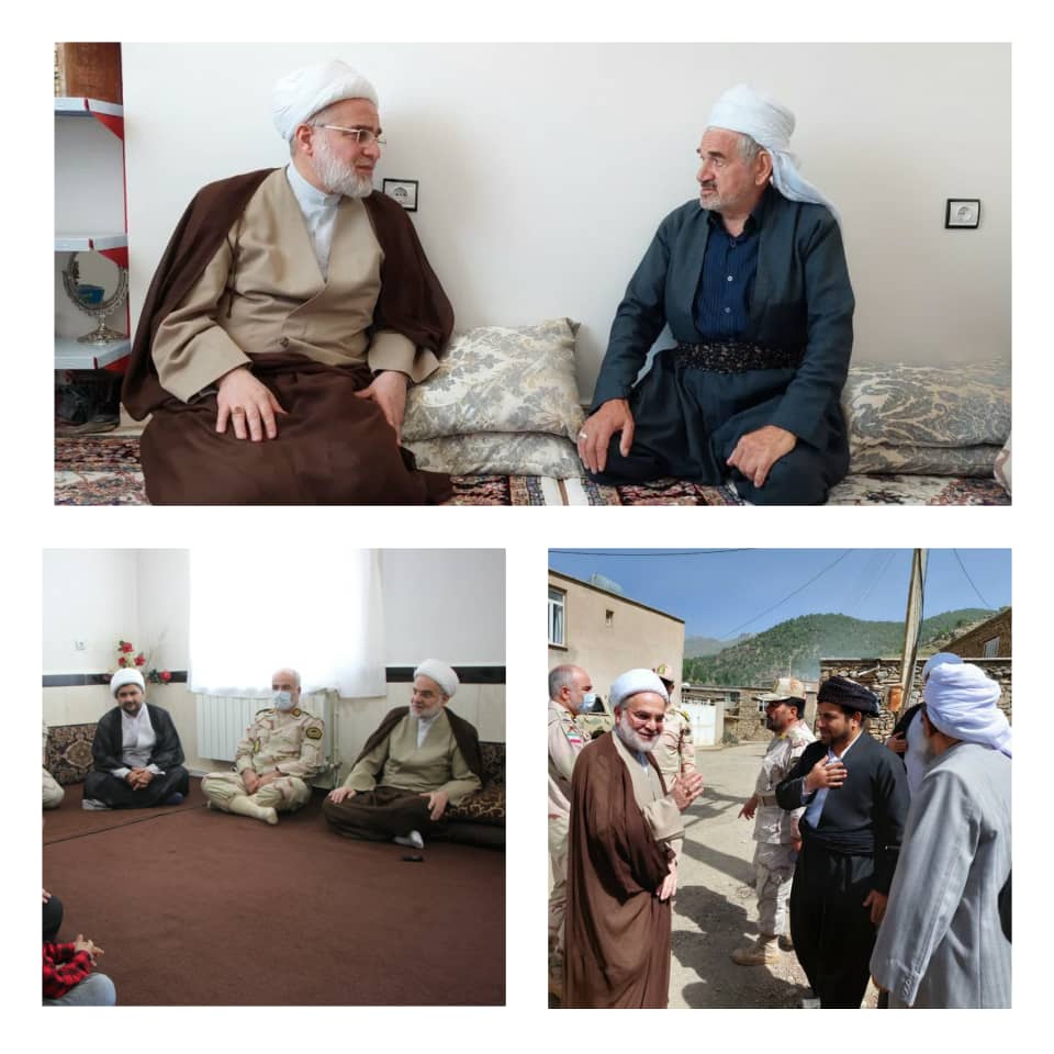 نماینده ولی‌فقیه در کردستان از روستاهای مرزی (خشکلان و ساوجی) بازدید کرد