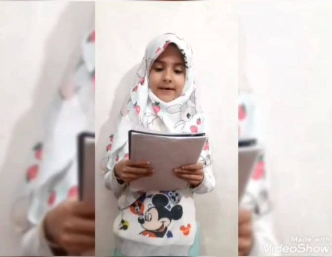 بازخوانی بخشی از وصیت نامه شهیدیوسف پیرمحمدی  توسط خبرنگار کودک و نوجوان پایگاه خبری شهید یاران