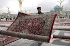تار و پود دلمان را با فرش حرم رضوی در گذر فرهنگی چهار باغ اصفهان گره می‌زنیم