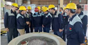 بازدید مدیرعامل ذوب‌آهن اصفهان از خط تولید و تعمیرات بخش‌های نورد و کوره بلند