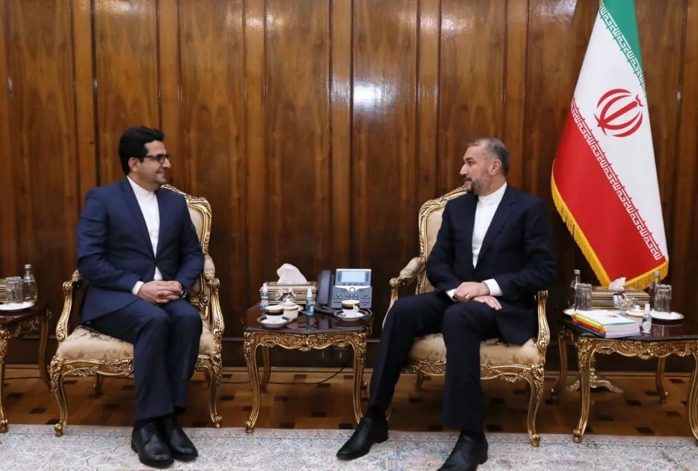 دیدار سفیر جمهوری اسلامی ایران در جمهوری آذربایجان با دکتر حسین امیرعبداللهیان وزیر امور خارجه کشورمان