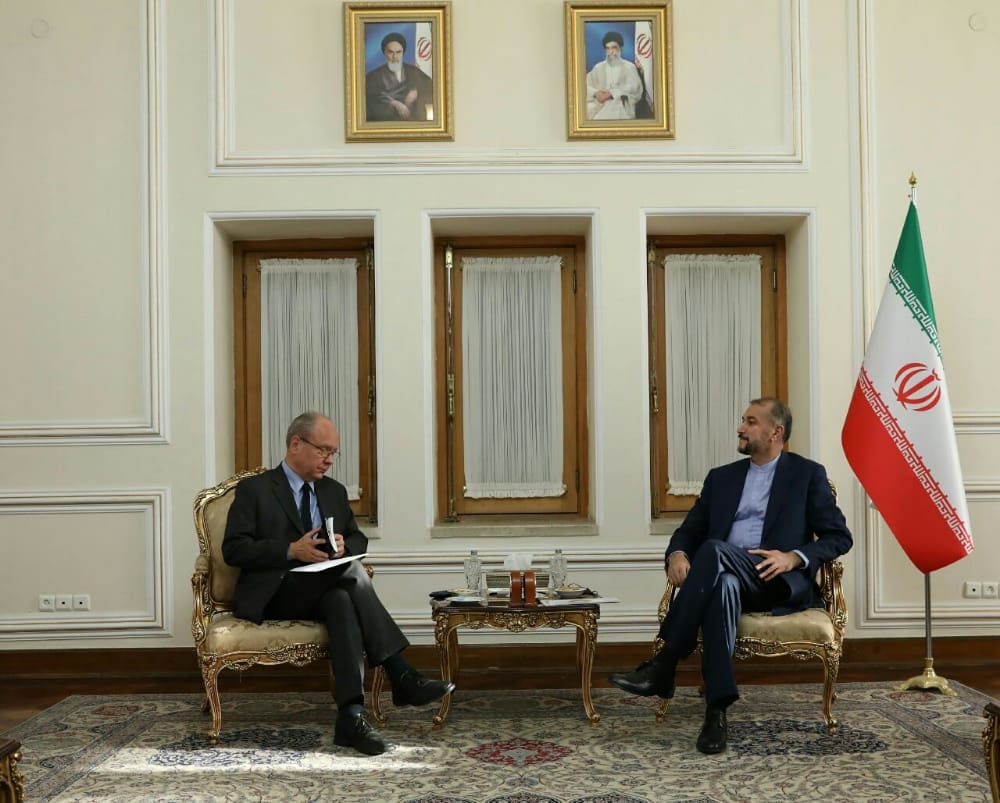 دیدار سفیر سوئد با دکتر امیرعبداللهیان وزیر امور خارجه جمهوری اسلامی ایران
