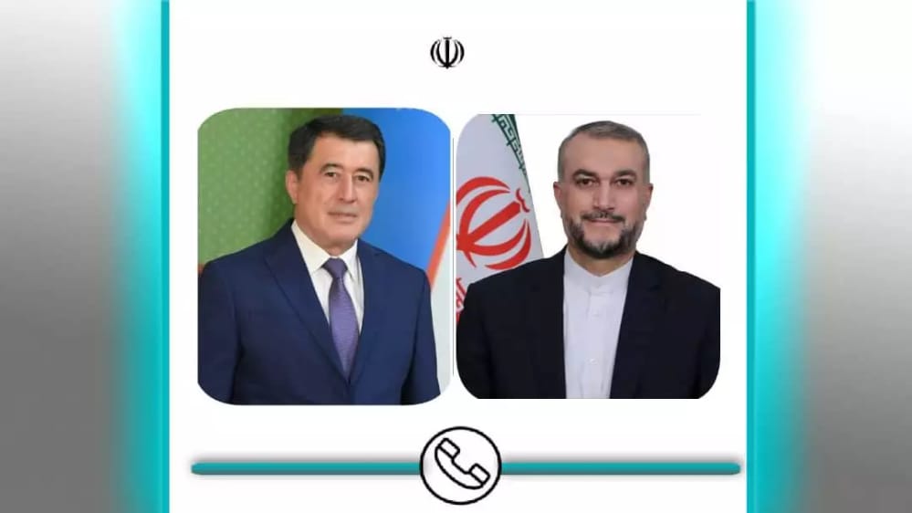 گفتگوی تلفنی وزیر امور خارجه کشورمان با وزیر امور خارجه ازبکستان