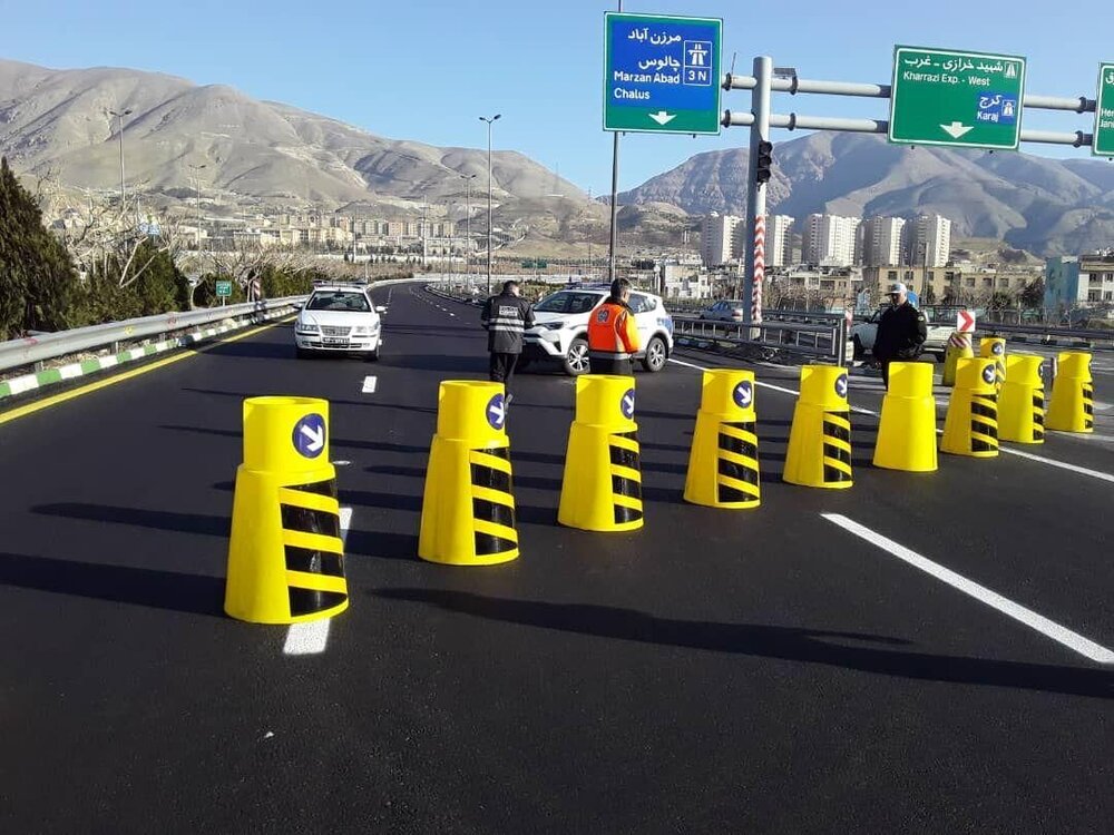 اعمال محدودیت تردد در آزادراه تهران – شمال و جاده کرج – چالوس