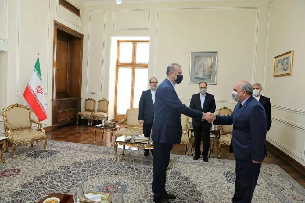 دیدار خداحافظی سفیر روسیه با دکتر امیرعبداللهیان وزیر امور خارجه