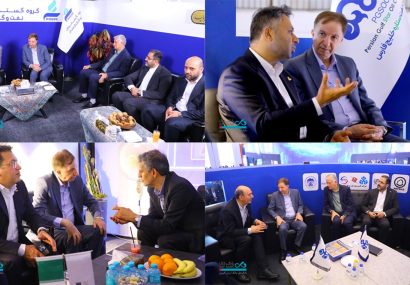 بازدید مدیرعامل بانک دی از غرفه‌های نمایشگاه نفت، گاز، پالایش و پتروشیمی