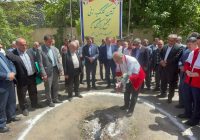 برگزاری آیین کلنگزنی مجتمع پزشکان جمعیت هلال احمر شهرستان خوانسار