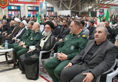 اربعین شهدای اقتدار ایران در گلستان شهدای اصفهان برگزار شد