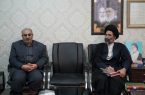 دیدارسرپرست بنیاد شهید و امور ایثارگران استان اصفهان با امام جمعه کاشان و نماینده ولیفقیه در این منطقه