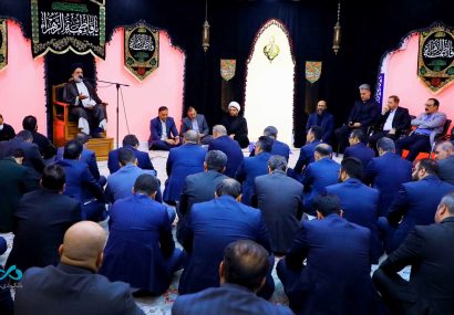 آیین سوگواری ایام فاطمیه در بانک دی برگزار شد