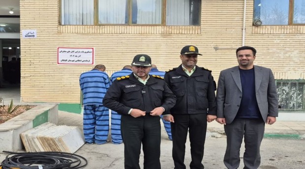 دستگیری باند سارقان کابلهای مخابراتی در گلپایگان