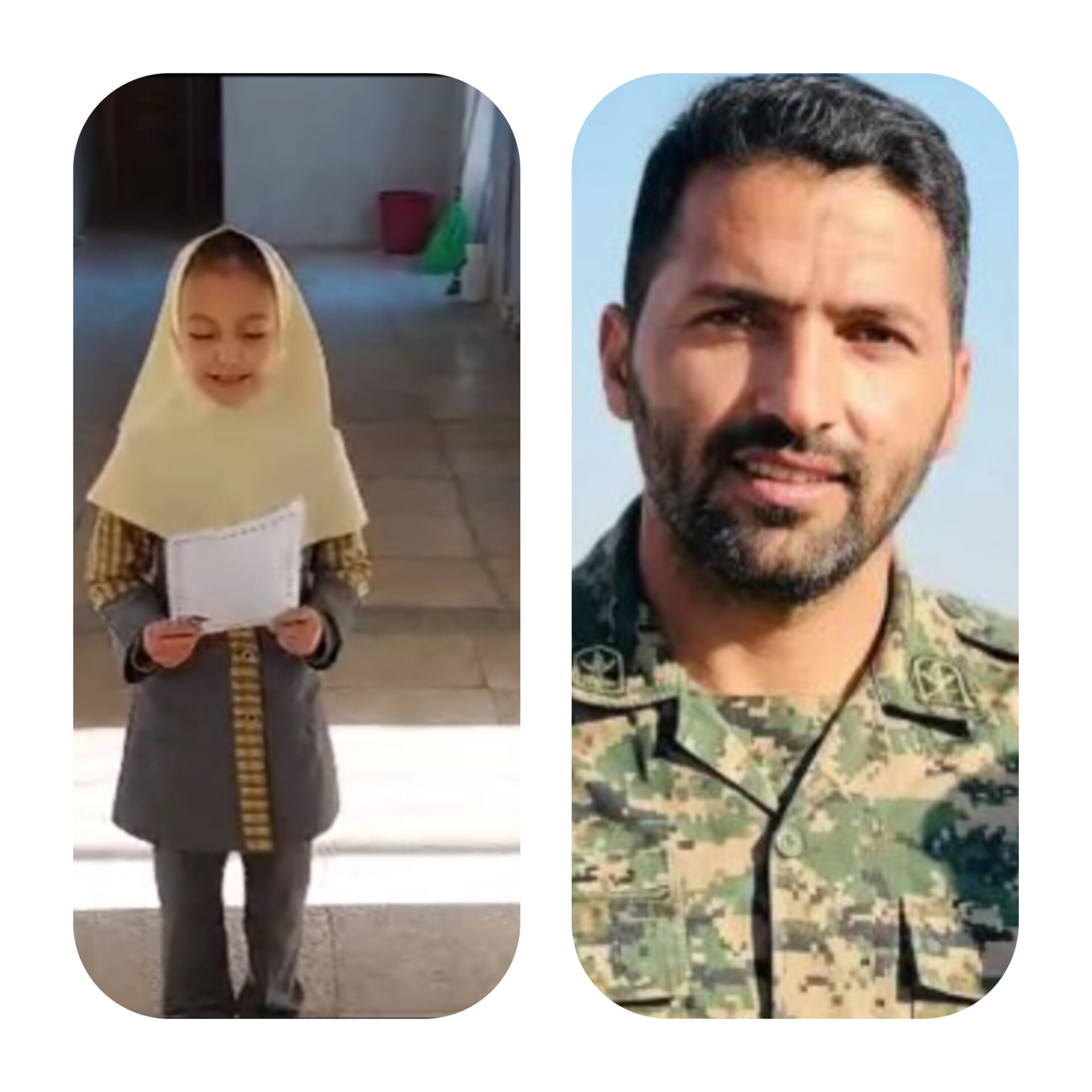 همزمانی عجیب؛ بازخوانی وصیت‌نامه حاج قاسم توسط دختری که ۸روز بعد پدرش شهید شد