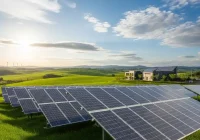 افتتاح نیروگاه خورشیدی یک مگاواتی و بررسی روند احداث و نصب سامانه کشوری رصد