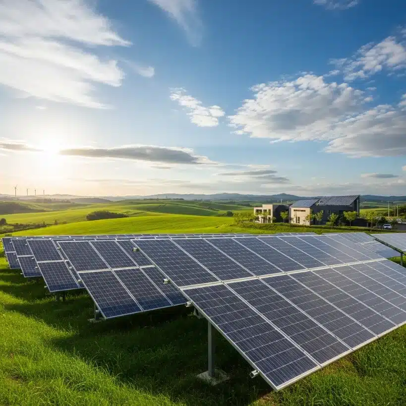 افتتاح نیروگاه خورشیدی یک مگاواتی و بررسی روند احداث و نصب سامانه کشوری رصد