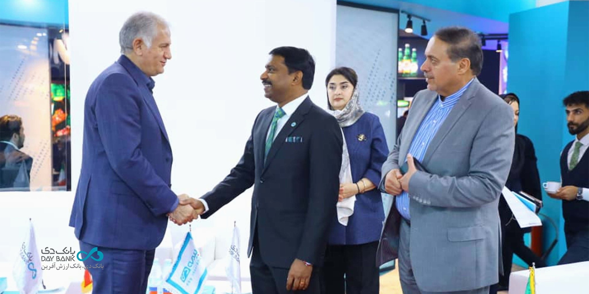 دیدارنایب رییس هیأتمدیره بانک دی با مسئول سرمایهگذاریهای پیمان معاهده شانگهای درحاشیه نمایشگاه کیش اکسپو