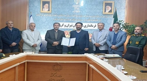  مراسم تکریم و معارفه رئیس مخابرات شهرستان تیران و کرون برگزار شد