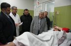 عیادت معاون بهداشت و درمان بنیاد از مجروحان حوادث تروریستی اخیر در بیمارستان ولیعصر (عج)