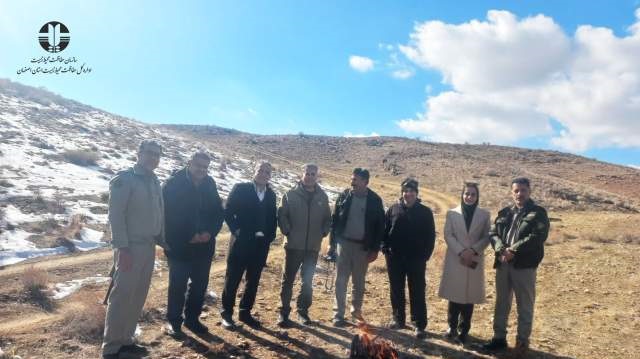 بازدید معاون محیط طبیعی و مدیرکل دفتر حقوقی سازمان حفاظت محیط زیست از شهرستان گلپایگان و پارک ملی موته اصفهان