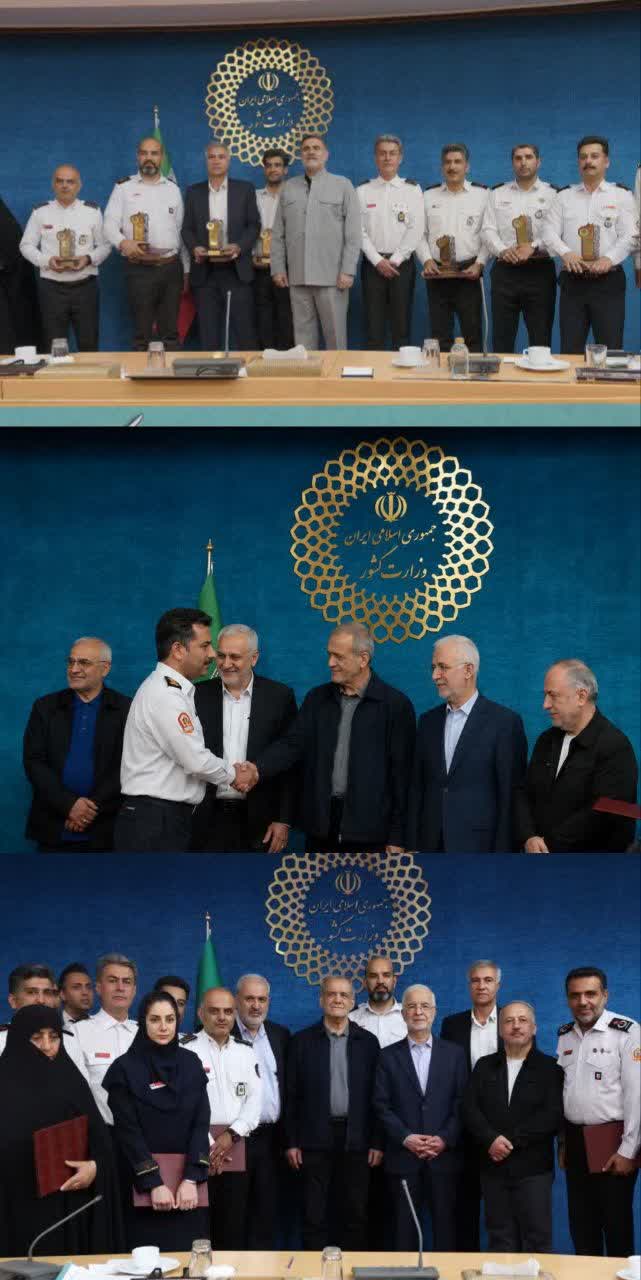 تقدیر از رئیس سازمان آتشنشانی و خدمات ایمنی شهرداری کاشان
