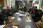 بررسی آمادگی زیرساخت‌های حمل‌ونقل مرزهای خوزستان در دیدار معاون هماهنگی امور عمرانی استانداری و مسئول قرارگاه حمل‌ونقل مرزی اربعین