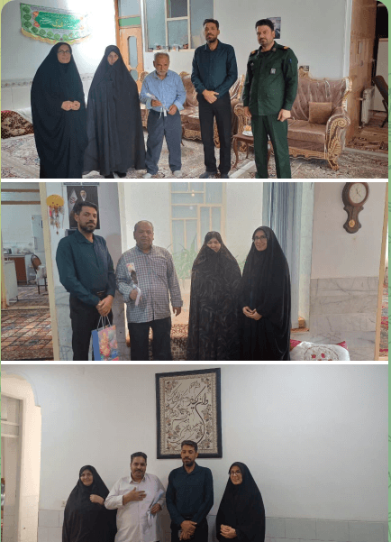 دیدار و تکریم جانبازان گرانقدر شهرستان بهاباد